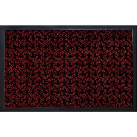 Felpudo antideslizante DUNLOP 3353 rojo - interior, exterior red 40x60 cm
