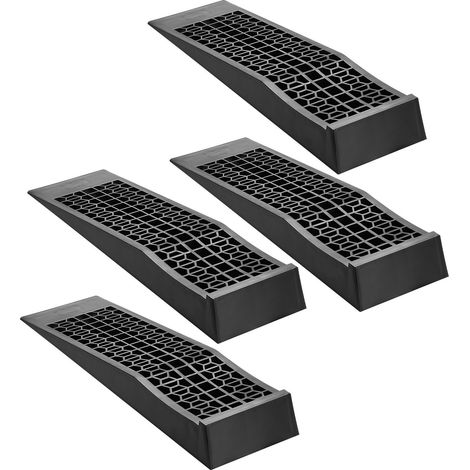 Rampes de levage auto lot de 4, charge 9072 kg, hauteur 65 mm, portables pour entretien du garage et vidange, châssis bas (1/5)