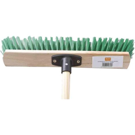 Hofbesen Elaston grün 40cm Stiel 140cm Straßenbesen Kehrbesen Besen Haushalt TOP (1/5)