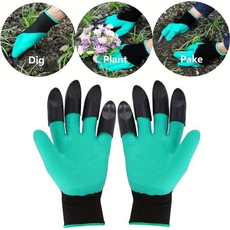 Gants de Jardinage à Griffes - 1 Paire (8 Griffes)-lsw (1/5)