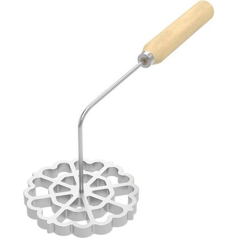 avec Manche en Bois, Moule à Biscuits Bunuelos en Aluminium, Ensemble de Fer à Rosette DéTachable pour Fabricant de Rosettes (1/4)