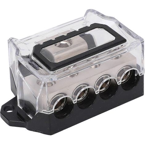 Bloc de distribution électrique, répartiteur de fil de terre de calibre 0 à 4, distributeur audio pour véhicules (1/4)