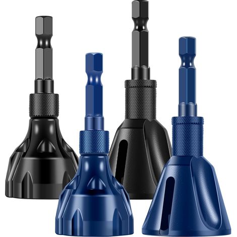 Juego de 4 herramientas de carburo de tungsteno para desbarbar y biselar Broca para reparación de roscas Reparación rápida de tornillos dañados Para metal y plástico Taller mecánico
