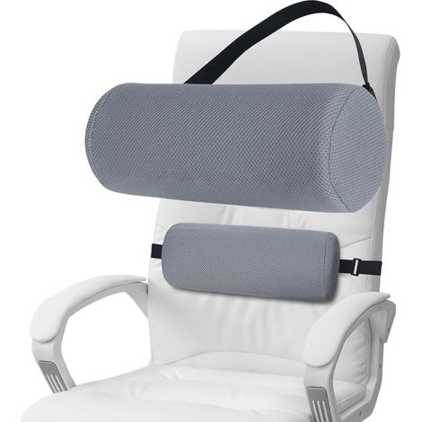 Back Cushion Office Chair Back Cushion Lumbar Cushion with Memory Foam and Pillowcase,Back Cushion Chair Suitable for Office Chairs,Car Seats for (1/5)