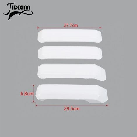(Lot de 4 blancs) Cache décoratif de poignée de porte intérieure en ABS pour voiture, compatible avec Ford F150 (2015-2020) - Accessoires intérieurs (1/4)