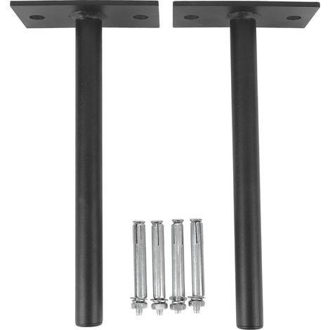 GARRYFIZH 2x Supports Muraux Poids, Acier Allié, Diamètre 1.0in, Rangement Musculation (1/5)