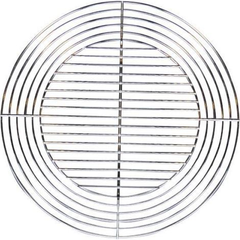 Grille Barbecue - Acier Chromé Recoupable Ronde - Pour Barbecue À Charbon - Ø55 cm (1/2)