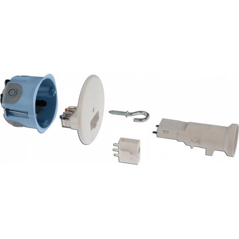 Eur Ohm – Lot de 10 kits point de centre E27 XL AIR'métic – Douille DCL E27 – Réduction des infiltrations d'air – Économie d'énergie jusqu'à 10%