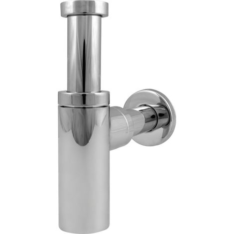 Flaschenabfluss-Siphon, Messing, Chrom, 5/4" (1/5)