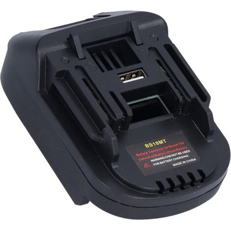 Adaptateur de Batterie BS18MT Convertir pour Bosch 18V en pour Outil électrique Makita avec Charge USB 5V 2.1A (1/4)