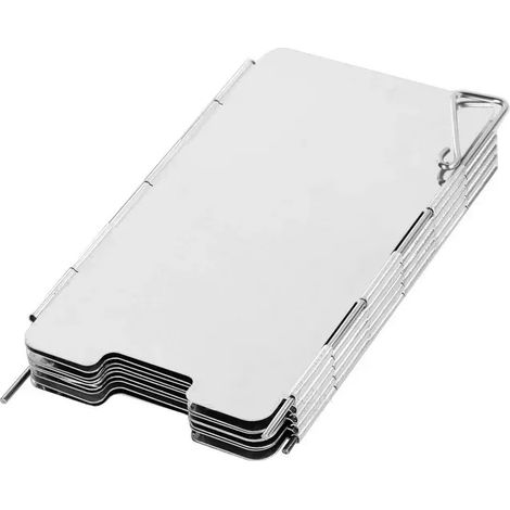 Pare-vent Yofeil 9 plaques pour mini réchaud de camping pliable à gaz, en alliage d'aluminium, pour réchauds de cuisine portables. (1/4)