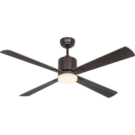 Ventilateur de plafond ECO NEO III 132, Bronze - Noyer/Cerisier, Wi-Fi avec éclairage (1/2)