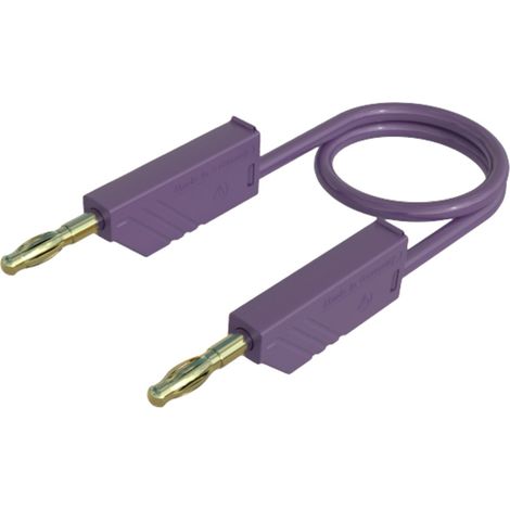 Hirschmann Test & Measurement MLN 100/2,5 VI Messleitung Lamellenstecker 4 mm Lamellenstecker 4 mm 1