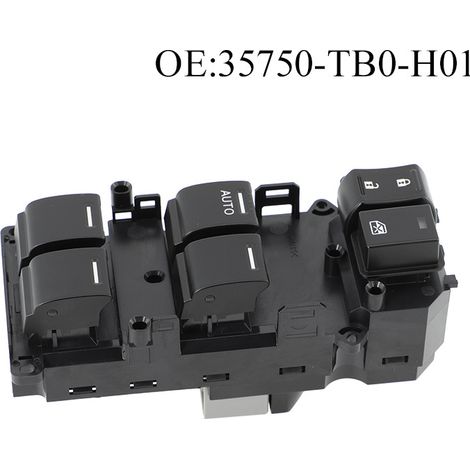 The article 35750-TB0-H01 is suitable for the window regulator push buttons of the 8th and 9th generation of the Honda Accord Spirit. (1/4)