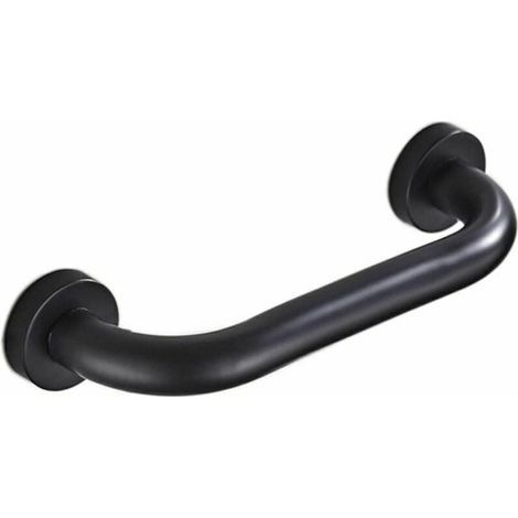 Haltegriff fürs Badezimmer, Sicherheitsgriff für die Dusche, rutschfester 30-cm-Haltegriff für Badezimmer, Badewanne, Toilette (schwarz) (1/4)