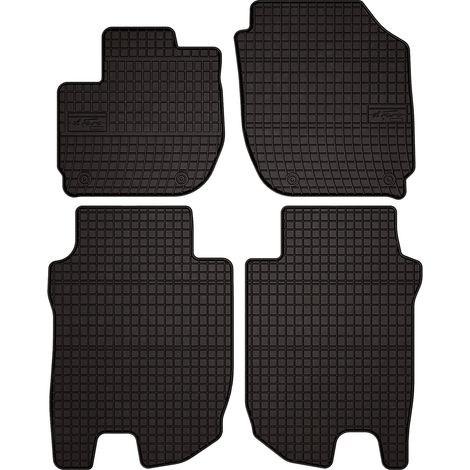 Gummifußmatten für Honda HR-V II Crossover (2014–2018) – schwarz, passgenau (1/5)