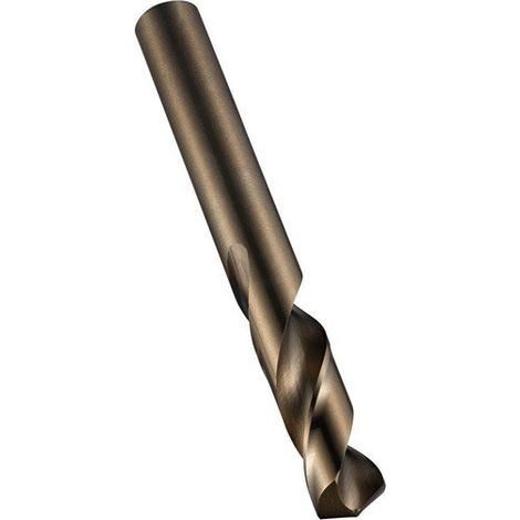Foret hélicoïdal DIN 1897 TypeN A620 D.3mm profil HSS-E fermé couleur bronze tige cylindrique (Par 10)