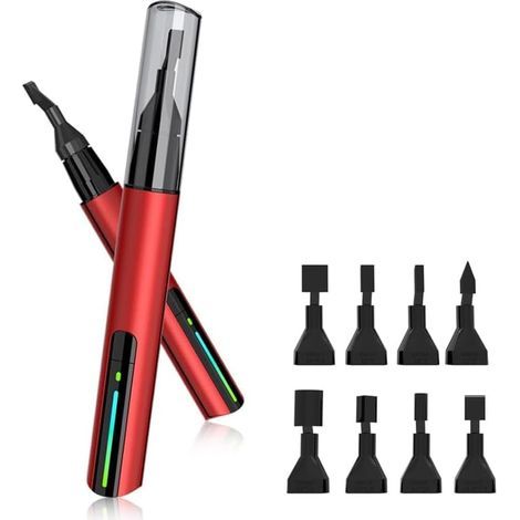 Mini-Schleifer, 8 Schleifköpfe, einstellbare Geschwindigkeit, USB-Ladefunktion, für detailliertes und präzises Arbeiten (1/5)