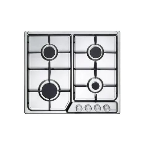 Plaque gaz DeLonghi DFI 46 ASV 60 cm 4 brûleurs - Inox