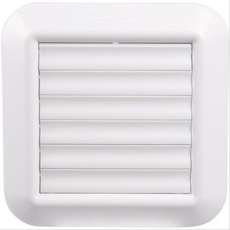 Grille pour façade blanche Nicoll 204x204