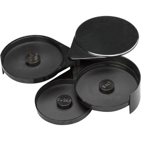 Outil de barman à 3 niveaux en ABS, accessoire à cocktails : bord de verre rotatif, sel, jus de citron vert et sucre. Durable et pratique pour la maison et le bar. (1/5)