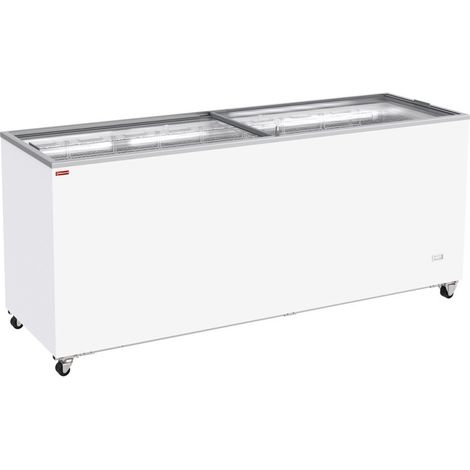 Conservateur bahut, 672 litres, couvercles coulissants sur roulettes - Diamond