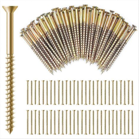 Kit de Réparation de Parquet Grinçant, 250 Pièces, Élimine les Bruits de Sol, Silence les Squeaks (1/5)