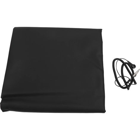 Tapis de mise à la terre 138x200 cm, tapis d'exercice fitness universel, coussin de connexion à la terre pour relaxation avec câble (1/5)