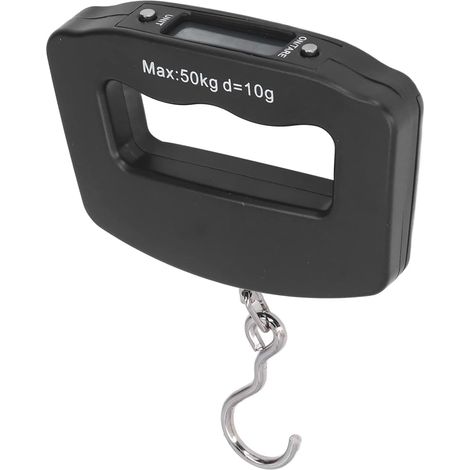 50kg Digital Hanging Scales, Portable Luggage Scale with LCD Screen for Shopping, Fishing, Household Use (1/5)