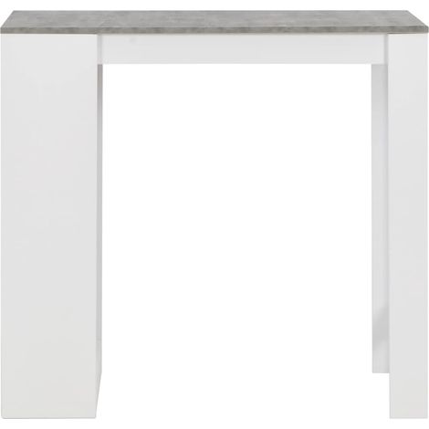 Maison Exclusive - Tavolo da Bar con Ripiano Bianco 110x50x103 cm