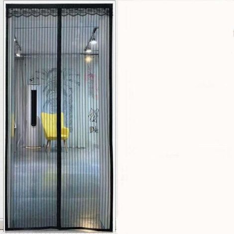 Moustiquaire - Maison - Rideau de porte 90x220 cm - Magnétique - Anti-insectes - Fermeture automatique (1/4)