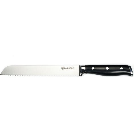 LAGUIOLE CUISSON - Couteau à pain noir 33cm - "Essentials" (1/3)
