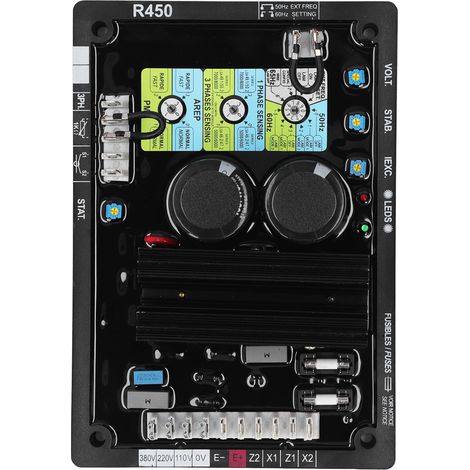 Régulateur automatique de tension triphasé pour générateur, panneau stable AC40-150V, performances fiables (1/5)