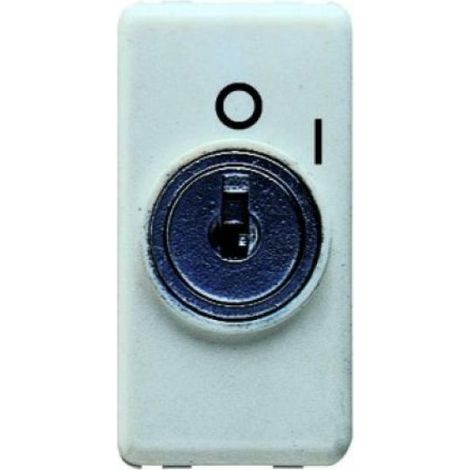 Interruttore Gewiss system bipolare a chiave bianco GW20005 (1/5)