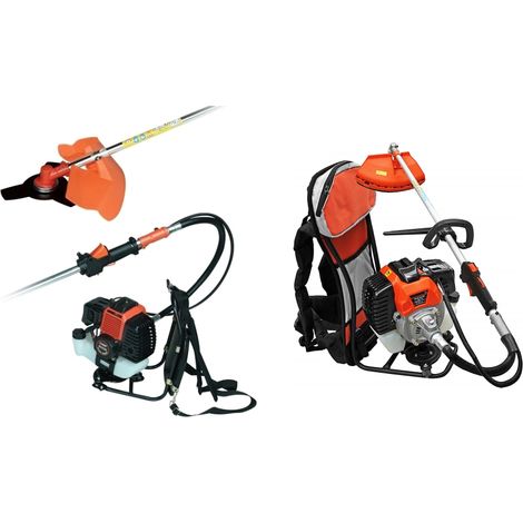 Decespugliatore/Tagliaerba/Rasaeraba/Tagliabordi a scoppio 51,7cc a zaino (1/2)