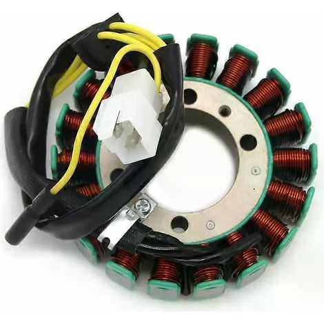 Bobine de stator électrique pour générateur d'allumage de moto Honda CN250 CF250 HELIX 250 250cc (scooter/cyclomoteur) 18 pôles triphasé CC (1/3)