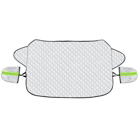 CHOYCLIT Couverture Pare Brise Voiture Protection Pare Brise Hiver Protege Pare Brise Magnétique Universelle Couverture Repliable pour Bache Voiture Anti Givre Neige UV Poussière Pluie (147x100cm) (1/5)