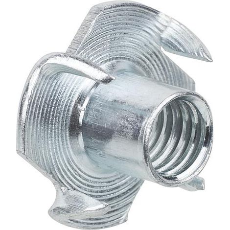 Ecrou a frapper M10x13 galvanise, emballage : 100 pieces (1/2)