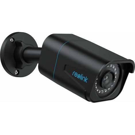 Reolink 8MP 4K Smarte PoE Überwachungskamera Aussen mit Personen-/Autoerkennung, Micro SD Kartensteckplatz, IR Nachtsicht, IP66 Wasserfest, Zeitraffer, Fernzugriff, RLC-810A, Schwarz