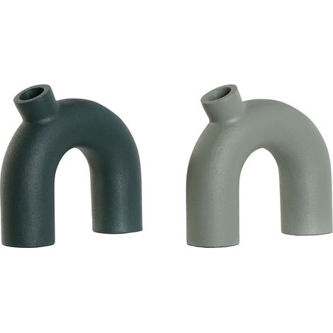 Esprit Home Vase Vert Aluminium Set de 2 (1/4)
