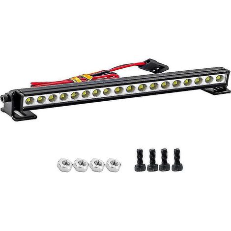 LED-Lichtleiste für das Dach von 1/10 RC-Cars, Crawlern, Axial Capra SCX10 II 90046 EX86100 TRX6 -4 D90.1