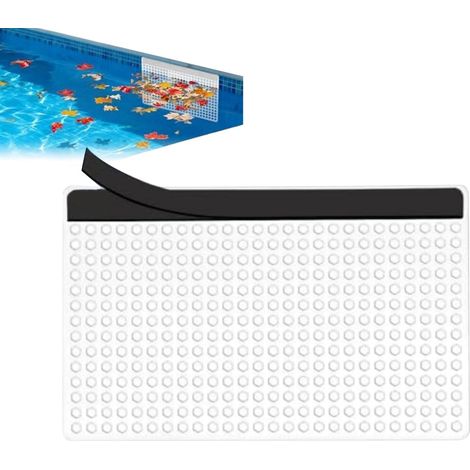 Protection magnétique pour skimmer de piscine ×3, filet de protection contre les feuilles et les saletés  Grille de skimmer pour piscine enterrée, pour les feuilles et les débris au bord de la piscine