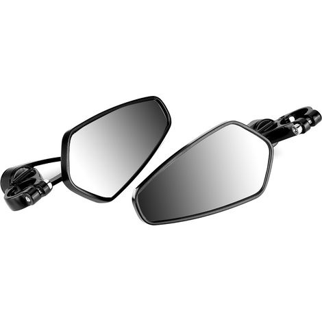 22-mm-CNC-gefräste Aluminium-Motorradspiegel für Honda GROM MSX125 CB50 – Universelle Seitenspiegel, verbesserte Sicht nach hinten, 2er-Pack (1/5)