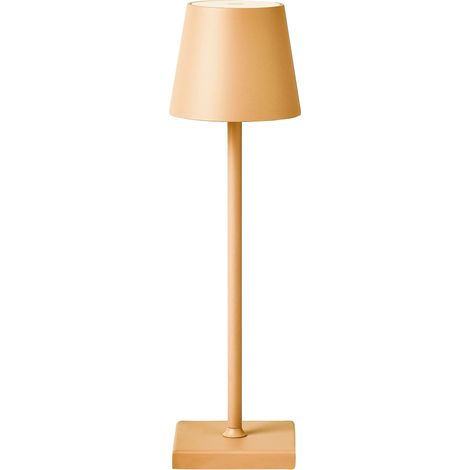 Table Lamp Orange Aluminium Indoor Outdoor Modern with Touch Switch USB Cable Charging Wireless BACEIRO (1/5)
