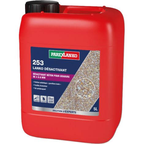 Desactivador de superficies 253 LANKO DEACTIVATOR - para hormigón de 4 a 6mm - 25m² - 5 L