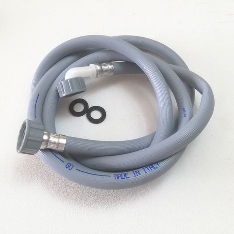 Tubo flessibile da 150cm in pvc per carico lavatrice con curvetta (1/2)