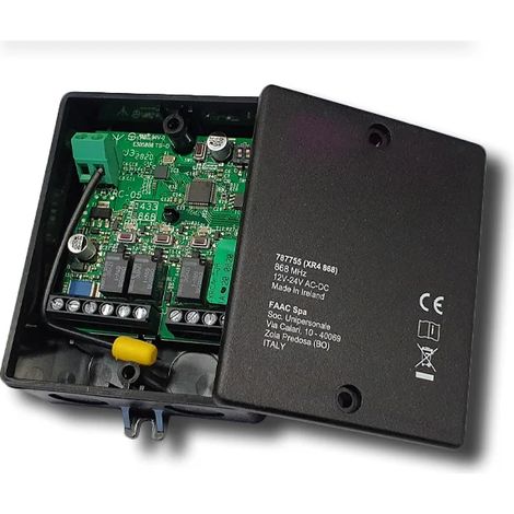Recepteur Radio Xr4 868Mhz. Recepteur Deporte Quadricanal FAAC (1/3)