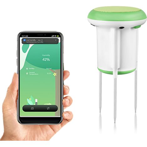 Capteur d'humidité de la température du sol intelligent pour ZigBee Smart Home Jardinage Surveillance des sols en pot IP67 Étanche Télécommande (1/5)