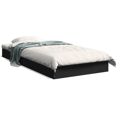 Maison Exclusive - Estructura de cama madera de ingeniería negra (1/5)