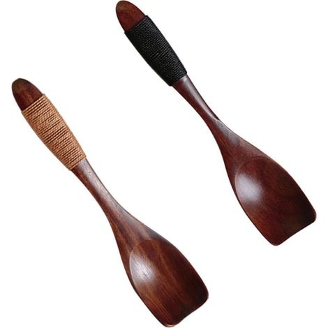 Healeved Cuillère à Glace en Bois Style Japonerie 2pcs (1/5)